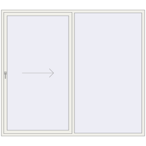 Купити Розсувні терасні двері 2500x2200 мм Patio door (Brillant 70)