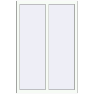 Купити Вікна 920x1370 мм REHAU Euro-Design 60 Білий (RAL 9016) з двох сторін