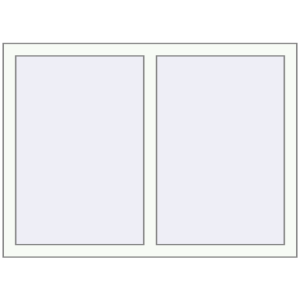 Купити Вікна 1175x855 мм REHAU Euro-Design 60 Білий (RAL 9016) з двох сторін