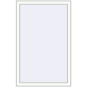 Купити Вікна 800x1300 мм REHAU Euro-Design 60 Білий (RAL 9016) з двох сторін