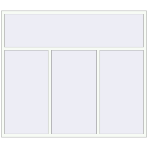 Купити Вікна 2300x2000 мм REHAU EURO 70 Білий (RAL 9016) з двох сторін