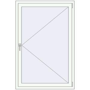 Купити Вікна 1000x1500 мм REHAU EURO 70 Білий (RAL 9016) з двох сторін