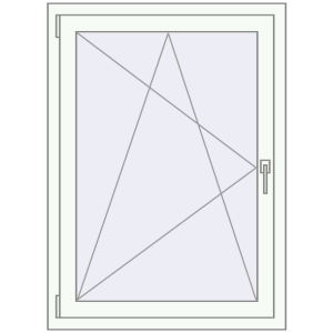 Купити Вікна 750x1150 мм REHAU Euro-Design 60 Білий (RAL 9016) з двох сторін