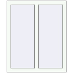 Купити Вікна 800x900 мм REHAU Euro-Design 60 Білий (RAL 9016) з двох сторін