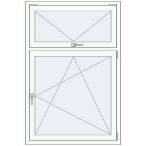 Купити Вікна 1000x1500 мм REHAU Euro-Design 60 Білий (RAL 9016) з двох сторін