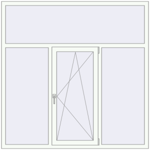 Купити Вікна 1800x1800 мм REHAU Euro-Design 60 Білий (RAL 9016) з двох сторін