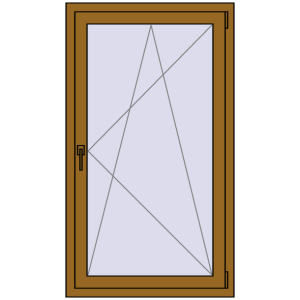 Купити Вікна 800x1400 мм REHAU SYNEGO MD LIGHT_OAK з двох сторін