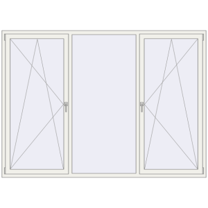 Купити Вікна 2500x1800 мм REHAU EURO 70