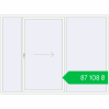 Ціноутворення Sliding patio doors 3000x2200 mm Patio door (Synego) RAL 9016 Traffic white two-sided. Ціна: ₴87,108.07