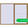 Ціноутворення Sliding patio doors 3000x2300 mm Patio door (Brillant 70) LIGHT_OAK two-sided. Ціна: ₴89,026.56
