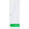 Ціноутворення Balcony doors 750x2150 mm REHAU Euro-Design 60 BALKON DOOR RAL 9016 Traffic white two-sided. Ціна: ₴7,000.40