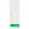 Ціноутворення Балконні двері 750x2250 мм REHAU Euro-Design 60 BALKON DOOR Білий (RAL 9016) з двох сторін. Ціна: ₴7,644.62