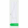 Ціноутворення Balcony doors 680x2150 mm REHAU Euro 70 BALKON DOOR RAL 9016 Traffic white two-sided. Ціна: ₴8,780.49