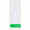 Ціноутворення Balcony doors 800x2100 mm REHAU Euro-Design 60 BALKON DOOR RAL 9016 Traffic white two-sided. Ціна: ₴7,401.98