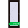 Ціноутворення Entrance doors 900x2200 mm REHAU Т118/70 BLACK_BROWN two-sided. Ціна: ₴29,501.40