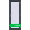 Ціноутворення Вхідні двері 900x2200 мм REHAU SYNEGO Т126 ANTHRACITE_GREY_STRUKTURAL з двох сторін. Ціна: ₴37,860.75