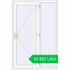 Ціноутворення Вхідні двері 1400x2100 мм REHAU SYNEGO Т126 Білий (RAL 9016) з двох сторін. Ціна: 34 802.07 UAH