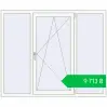 Ціноутворення Tilt-and-Turn 1700x1400 mm REHAU EURO 70 RAL 9016 Traffic white two-sided. Ціна: ₴9,713.29