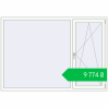 Ціноутворення Tilt-and-Turn 2050x1420 mm REHAU EURO 70 RAL 9016 Traffic white two-sided. Ціна: ₴9,774.03