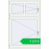 Ціноутворення Вікна 1000x1500 мм REHAU EURO 70 Білий (RAL 9016) з двох сторін. Ціна: ₴9,528.67