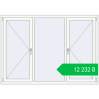 Ціноутворення Вікна 1900x1350 мм REHAU EURO 70 Білий (RAL 9016) з двох сторін. Ціна: ₴12,231.89