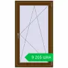 Ціноутворення Вікна 800x1400 мм REHAU EURO 70 WALNUT з двох сторін. Ціна: 9 205.21 UAH