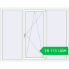 Ціноутворення Вікна 2050x1600 мм REHAU SYNEGO MD Білий (RAL 9016) з двох сторін. Ціна: 18 113.26 UAH
