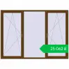 Ціноутворення Tilt-and-Turn 2500x1800 mm REHAU Euro-Design 60 WALNUT two-sided. Ціна: ₴25,061.97