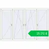 Ціноутворення Tilt-and-Turn 2750x1850 mm REHAU EURO 70 RAL 9016 Traffic white two-sided. Ціна: ₴25,211.95