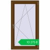Ціноутворення Вікна 800x1400 мм REHAU EURO 70 WALNUT з двох сторін. Ціна: ₴10,274.68