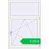 Ціноутворення Tilt-and-Turn 1000x1500 mm REHAU EURO 70 RAL 9016 Traffic white two-sided. Ціна: ₴9,328.63
