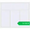 Ціноутворення Tilt-and-Turn 2300x2000 mm REHAU EURO 70 RAL 9016 Traffic white two-sided. Ціна: ₴14,925.44