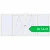 Ціноутворення Tilt-and-Turn 3500x1600 mm REHAU EURO 70 BLACK_ULTI-MATT external. Ціна: ₴30,633.38