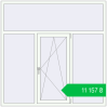 Ціноутворення Вікна 1800x1800 мм REHAU Euro-Design 60 Білий (RAL 9016) з двох сторін. Ціна: ₴11,156.76