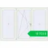 Ціноутворення Tilt-and-Turn 2050x1450 mm REHAU SYNEGO MD RAL 9016 Traffic white two-sided. Ціна: ₴18,702.58