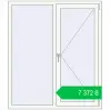 Ціноутворення Вікна 1300x1500 мм REHAU Euro-Design 60 Білий (RAL 9016) з двох сторін. Ціна: ₴7,372.37