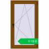 Ціноутворення Вікна 800x1400 мм REHAU Euro-Design 60 GOLDEN OAK з двох сторін. Ціна: ₴9,118.09