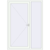 Ціноутворення Вхідні двері 1500x2100 мм REHAU Т118/70