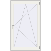 Вікна 850x1450 мм REHAU EURO 70