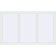 REHAU Euro-Design 60 2000x1200 мм Білий (RAL 9016) з двох сторін