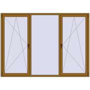 REHAU SYNEGO MD 2500x1800 мм LIGHT_OAK з двох сторін REHAU SYNEGO MD 2500x1800 мм LIGHT_OAK з двох сторін