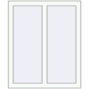 Вікна 800x900 мм REHAU Euro-Design 60 Білий (RAL 9016) з двох сторін