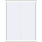 Вікна 1100x1400 мм REHAU Euro-Design 60 Білий (RAL 9016) з двох сторін